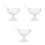 3Ensembles Bols Moderne En Transparent Pour Dessert Glace 8