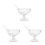 3Ensembles Bols Moderne En Transparent Pour Dessert Glace 9
