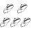 5Pcs Black Braided Rope Halters Practical Bitless Bridles 1