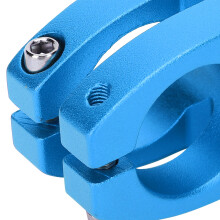 Mountainbike Aluminiumlegierung Vorbau 31,8x35mm Blau 30mm Höhenverstellung