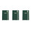 3Pièces -Notes Planner Hebdomadaire Vert Design Chic 5