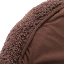 Pet Deep Sleep Nest Bed for Cats & Dogs, Brown, Large