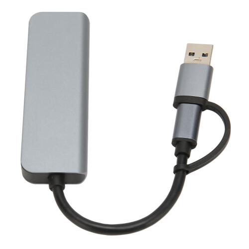 USB C Hub 4 Port USB 3.0 Splitter Extender 5Gbps for Windows Linux Chrome OS
