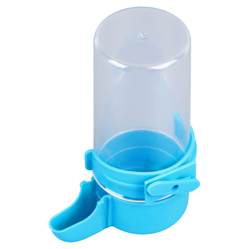 Automatic Clear Plastic Bird Water Feeder 100ml for Parrots & Budgies 2