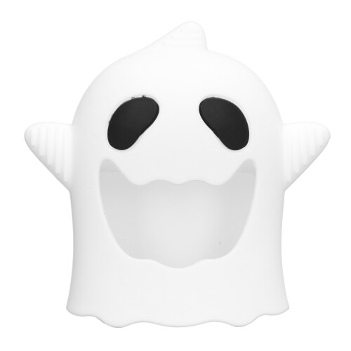 White Halloween Ghost Mitten Teether - Silicone 1