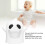 White Halloween Ghost Mitten Teether - Silicone 4