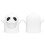 White Halloween Ghost Mitten Teether - Silicone 8