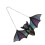 Colorful Bat Window Suncatcher Acrylic 20x8cm 13