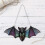 Colorful Bat Window Suncatcher Acrylic 20x8cm 11