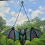 Colorful Bat Window Suncatcher Acrylic 20x8cm 7