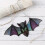 Colorful Bat Window Suncatcher Acrylic 20x8cm 5