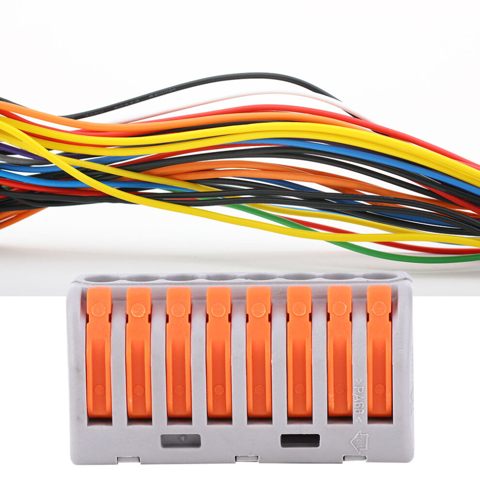 50 Pcs Wiring Conductor Pct-218 32A 0.08-4Mmâ² Orange Terminal Block 4911392630705