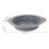 Faltbare runde Silikon-Backform 22 cm grau 2