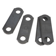 Courroies de fixation pour timon d'attelage, lot de 4 pièces, 2 5/8 pouces, ressorts à double œil, robuste