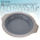 Faltbare runde Silikon-Backform 22 cm grau 5