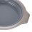 Faltbare runde Silikon-Backform 22 cm grau 12