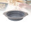Faltbare runde Silikon-Backform 22 cm grau 11