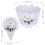 12Pcs Ramadan Cupcake Paper Card Packaging Decorations, 8cm Top Diameter 3
