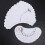 12Pcs Ramadan Cupcake Paper Card Packaging Decorations, 8cm Top Diameter 7