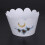 12Pcs Ramadan Cupcake Paper Card Packaging Decorations, 8cm Top Diameter 10