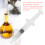 2.5ml Perfume Syringe Dispenser Set 8pcs Plastic Cosmetics Refill Tool 7