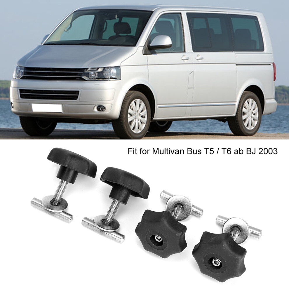 Stainless Steel T Bolts 4Pcs Locking Rail Screws For Multivan T5 T6 Bj 2003 8701392631200