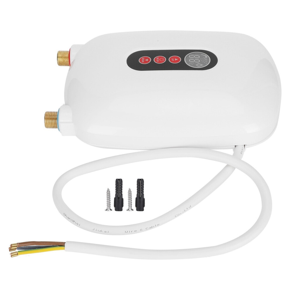 6500W Instant Water Heater 220V, Fast Heating, Compact 28x20.6x7cm