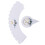 12Pcs Ramadan Cupcake Paper Card Packaging Decorations, 8cm Top Diameter 1