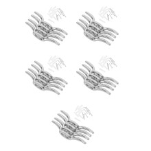 20Sets Zinc Alloy Window Cord Winder Silver Blind Cord Safety Hooks