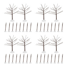 40Pcs High Realism Winter Fake Branches for Home Festival Tree Display
