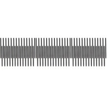 150Pcs Cosmetic Lip Liner Brushes Black Nylon for Beauty Salon Use