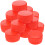 200Pcs Red Plastic Bottle Caps for Kids DIY and Creative Craft Making 3