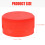200Pcs Red Plastic Bottle Caps for Kids DIY and Creative Craft Making 9