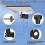 Rectangular Satellite RV Ladder Mount Aluminum Alloy 0.9-1.1in Pole Mount Kit 6