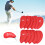 12Pcs Waterproof Golf Iron Head Covers with Numbers, Red 1