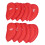 12Pcs Waterproof Golf Iron Head Covers with Numbers, Red 8