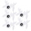 5 Stück Billard Snooker Queue Halter Halter Weiß 100x70mm 9