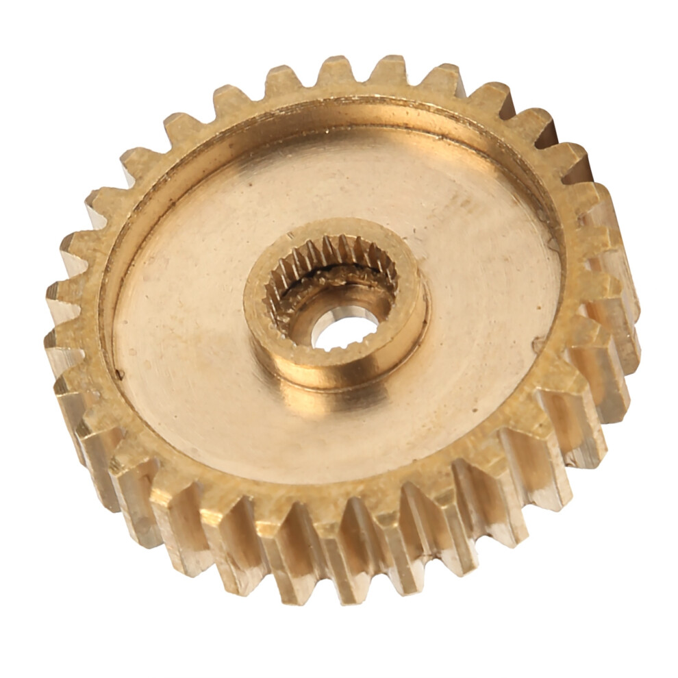 Kaizen Brass Spur Gear 30T For Servo 25 Tooth Spline 0.8 Mod Robot Machine Use 4941388304976
