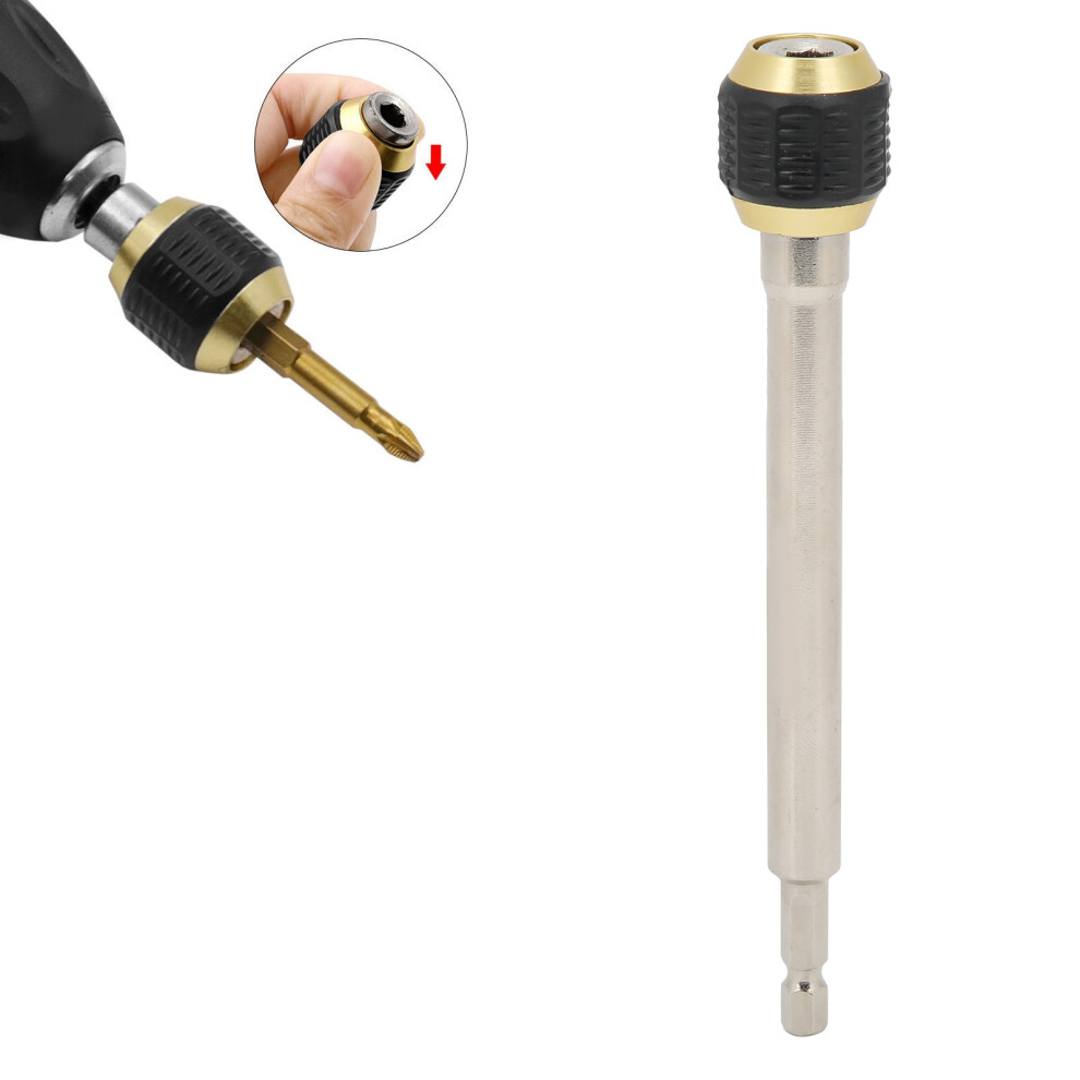 Power Drill Quick Change Adapter 1/4In Hex Shank 150Mm Connector Tool 8331388304858