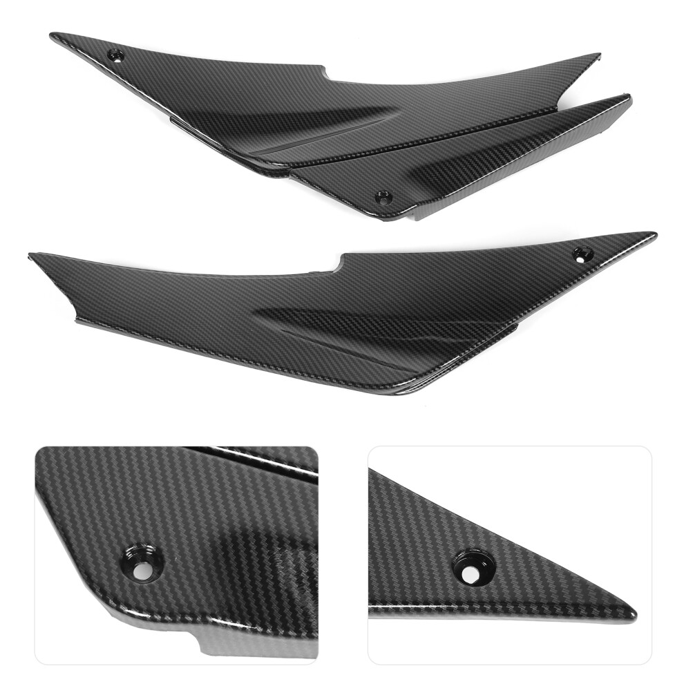 Gas Tank Side Fairing Cover For Kawasaki Zx6r 2005-2006 Carbon Fiber Style 9411388305570