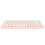 Wireless Bluetooth Keyboard 84 Keys Sakura Pink for iOS/Android/Windows 16