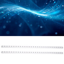 3102‑0029‑0232 4x8x232mm Silver Aluminum Plates for Robotics Replacement (1 Pair)
