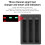IS360X3B 1800mAh 3-Channel Charger Black Type-C 5
