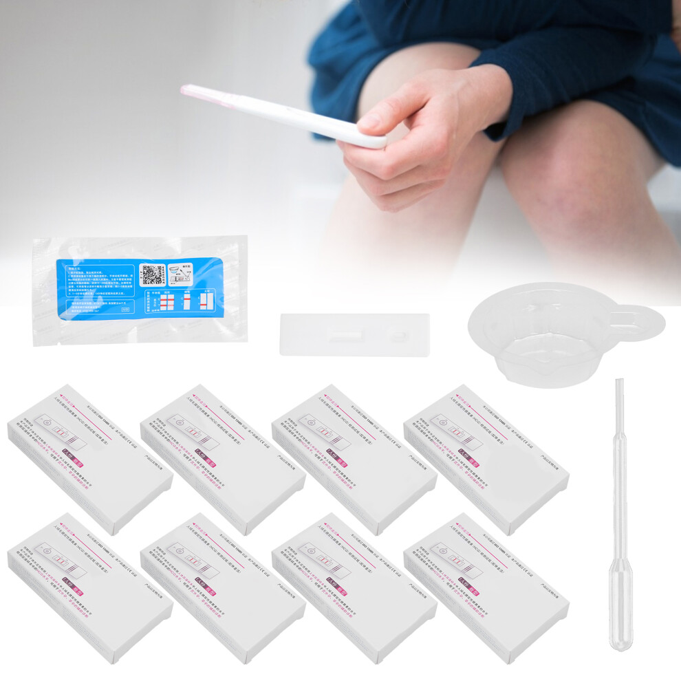Pregnancy Test Card, 10 Pack Rapid HCG Urine Detection, Hygienic, Plastic