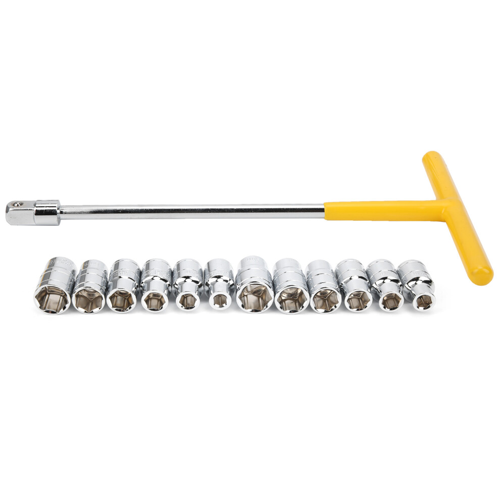 T-Handle 13-Piece Hex Socket Wrench Set