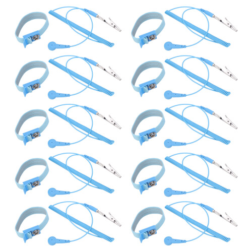 10PCS Anti Static Wrist Strap Grounding 1.8m Electrostatic Discharge 1