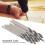 Industrial Hardware Tools 10pcs Twist Drill Bits 1.80mm Straight Shank 6