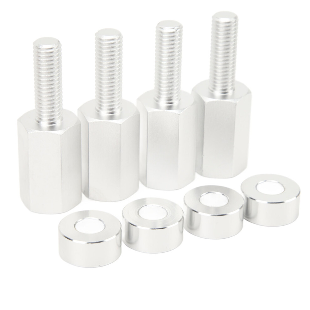 Easy Fit 4Pcs Seat Riser Mounts For Maverick X3 1.5-2.0 Inch Lift Kit Silver 4101388306336