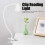 USB Clip Reading Light, 5W Dimmable 24LED White, Yellow & Mix 11