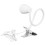 USB Clip Reading Light, 5W Dimmable 24LED White, Yellow & Mix 12